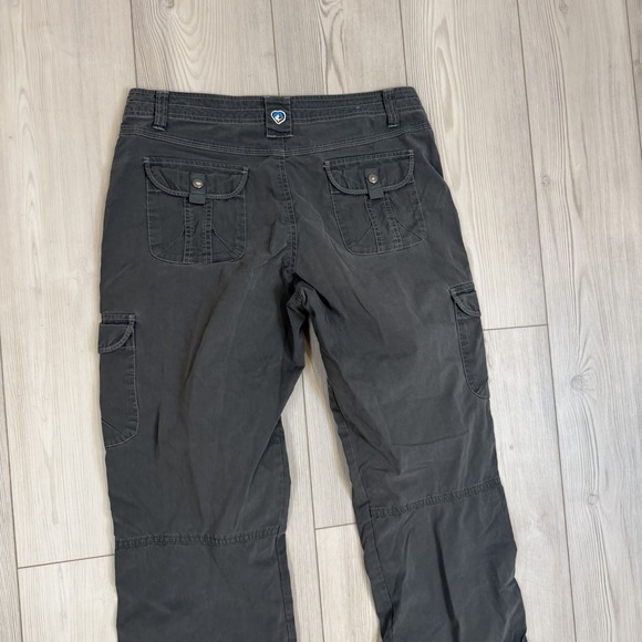 Kuhl Splash Roll Tab Hiking Trail Relaxed Cargo Pants Womens Gray Size 10 - Picture 2 of 12